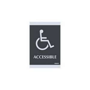   Stamp & Sign Century Handicap Accessible Sign