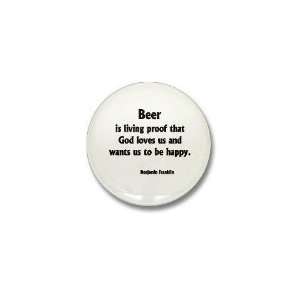  Beer Political Mini Button by  Patio, Lawn 