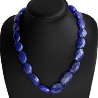 GENUINE PRECIOUS 488.00 CTS NATURAL FACETED BLUE SAPPHIRE BEADS 