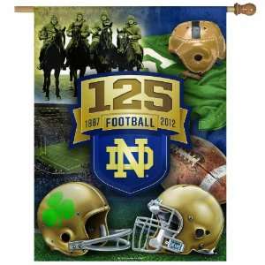  NCAA Notre Dame/4 Horsemen 27 by 37 inch Vertical Flag 