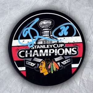  DAVE BOLLAND Chicago Blackhawks SIGNED 2010 Stanley Cup 