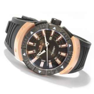 Invicta Mens 0667 Sea Scavenger Black GMT Watch  
