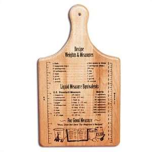    Recipe Weights & Measures Paddle Board [Set of 6]
