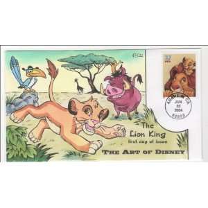 Fred Collins 3867 FDC The Art of Disney, Lion King Hand 