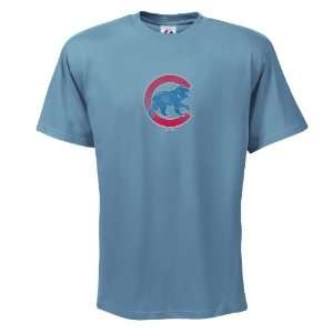  MLB Chicago Cubs Big Time Play Fashion Fit Logo T shirt 