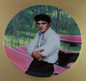 Elvis Presley AT THE GATES OF GRACELAND Plate Looking at a Legend #1 