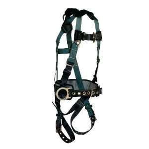   Body Harness with 3 D Ring and Tongue Buckle Leg Straps, Double Extra