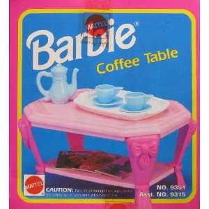  Barbie Coffee Table (1992 Arcotoys, Mattel) Toys & Games