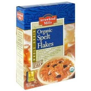 Arrowhead Mills Organic Spelt Flakes, 12 Ounce Boxes (Pack of 6)