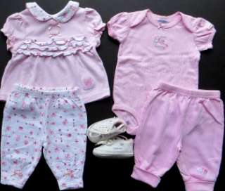HUGE BABY GIRLS LOT 0 3 M ~ SUMMER CLOTHES & OUTFITS SHOES & SANDALS 