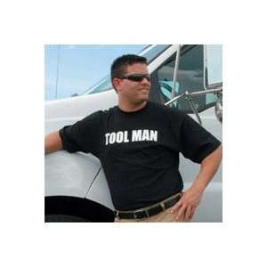  Mans Toolman Black Tee Shirt Large (TEETLMAN L 