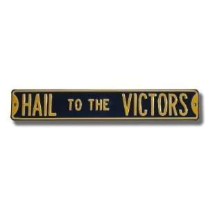 Hail to the Victors Sign 6 x 36 Street Sign  Sports 