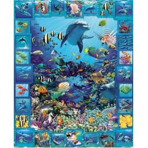  White Mountain Puzzles Dolphin Kingdom Toys & Games