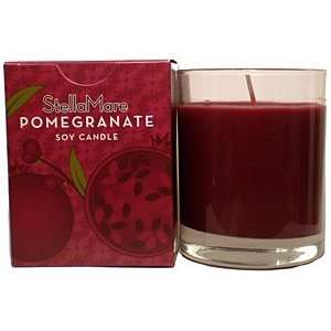  Stella Mare Pomegranate 10 Ounce Soy Candle In Glass