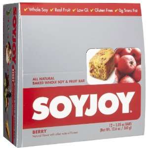  SOYJOY All Natural Fruit & Soy Bars, 12 pk Health 