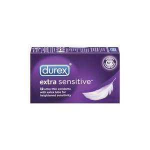  Durex Extra Sensitive Condoms, 12ct Health & Personal 