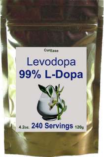 Natural 99.6% L Dopa Mucuna Pruriens Velvet Bean 120g  