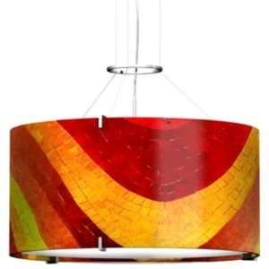 Mosaic Round Suspension by Oggetti Luce  R084997 Glass Color Black
