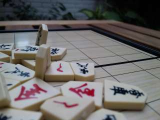 Japanese Chess, Shogi, magnetic pieces, foldable board  