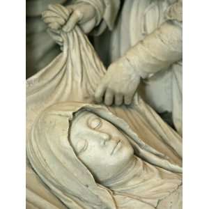 Sculpture of Marys Entombment, Saint Pierre De Solesmes Abbey Church 