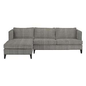 Williams Sonoma Home Hyde Sectional Chaise, Right Arm, Houndstooth 