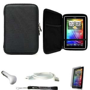  Slim Cover Case with Mesh Pocket for HTC Flyer 3G WiFi HotSpot 
