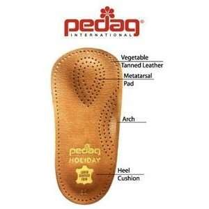   Leather 3/4 Arch Support w/Met Pad Insole