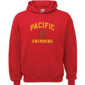  Pacific Boxers Red Youth Swimming Arch Hooded Sweatshirt 