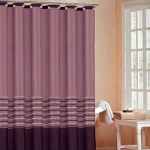  Cityscape Shower Curtain in Purple Dahlia