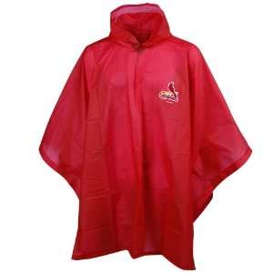    Totes St. Louis Cardinals Red Unisex Rain Poncho