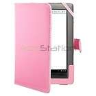 Pink Leather Case Cover Sleeve For Nook Color Tablet Barnes&Noble