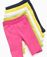 NEW First Impressions Playwear Baby Pants, Baby Girls Solid Legging