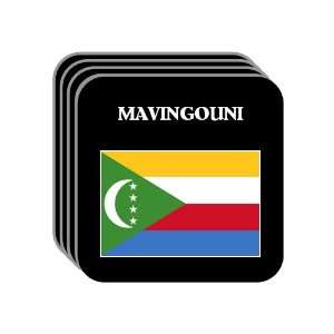  Comoros   MAVINGOUNI Set of 4 Mini Mousepad Coasters 