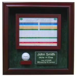  Homeplate Heroes Hole in One Golf Display Case Sports 