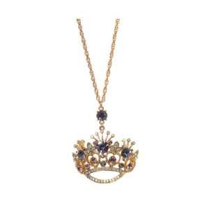 Betsey Johnson Tzarna Princess Crown Necklace (FINAL SALE)