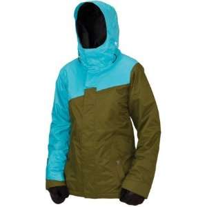  Bonfire Glacier Snowboard Jacket Herbe/Glass Womens Sz XL 