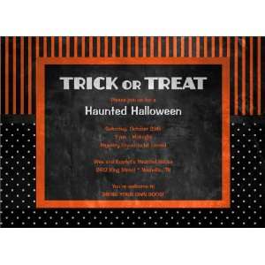  Trick or Treat Invite   100 Cards 