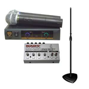  Tour Grade Mic Stand Plus Wireless Mic Package Musical 