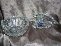 Glass 2 Pieces 24% Lead Crystal Made In Yugoslavia Nice  
