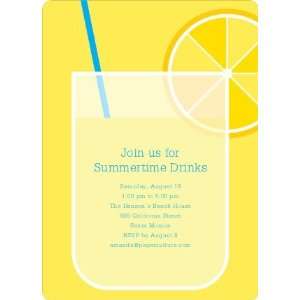  Lemonade Stand Party Invitations