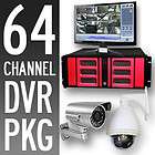 64 Ch Enterprise PTZ DVR H.264 Video Surveillance Camera Package CCTV 