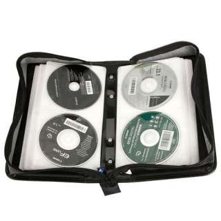 200 Disc CD DVD Holder Storage Wallet Case R Media Case Black  