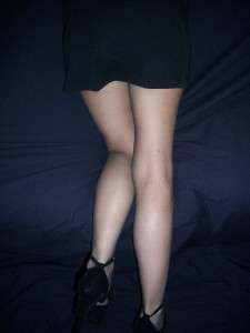 Well Worn *BLACK* Pantyhose Silky & Soft Private  