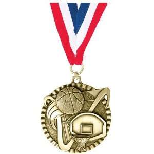  Basketball Medals   3D 2 Inch Basketball Medal Sports 