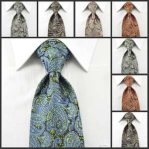   silk mens Tie multi color fashion Necktie hot Floral Print 06  