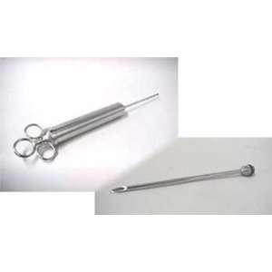  4 oz Commercial Meat Injector With 2 Needles Kitchen 