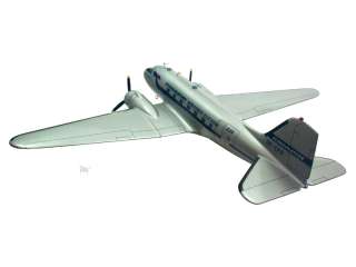 Douglas DC 3 SAS Wood Desktop Airplane Model  