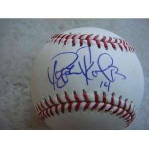 Ryan Roberts Autographed Baseball   Official Ml W coa   Autographed 