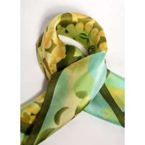 Silk Scarf   Colorful Dots