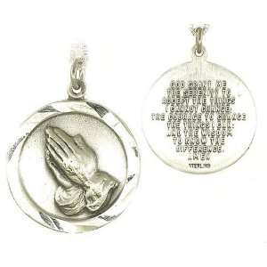  Sterling Silver Serenity Prayer Necklace Jewelry